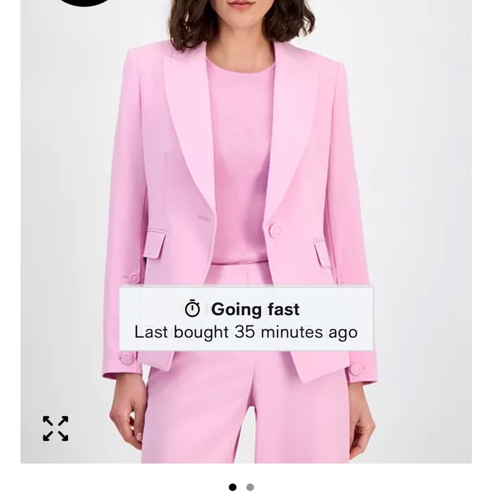 Tahari ASL Light Pink Blazer